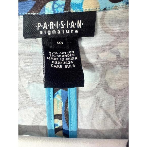 Vintage Parisian Signature Floral Blazer Size 10 - Picture 7 of 9